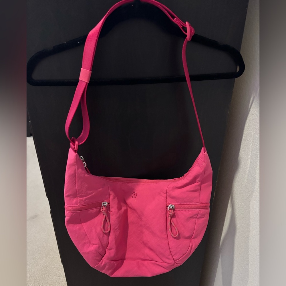 Lululemon Raspberry Coulis (Pink) Slouchy Sling Bag